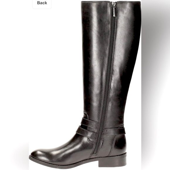 CLARKS PITA VIENNA TALL LEATHER RIDING BOOTS - Picture 4 of 16